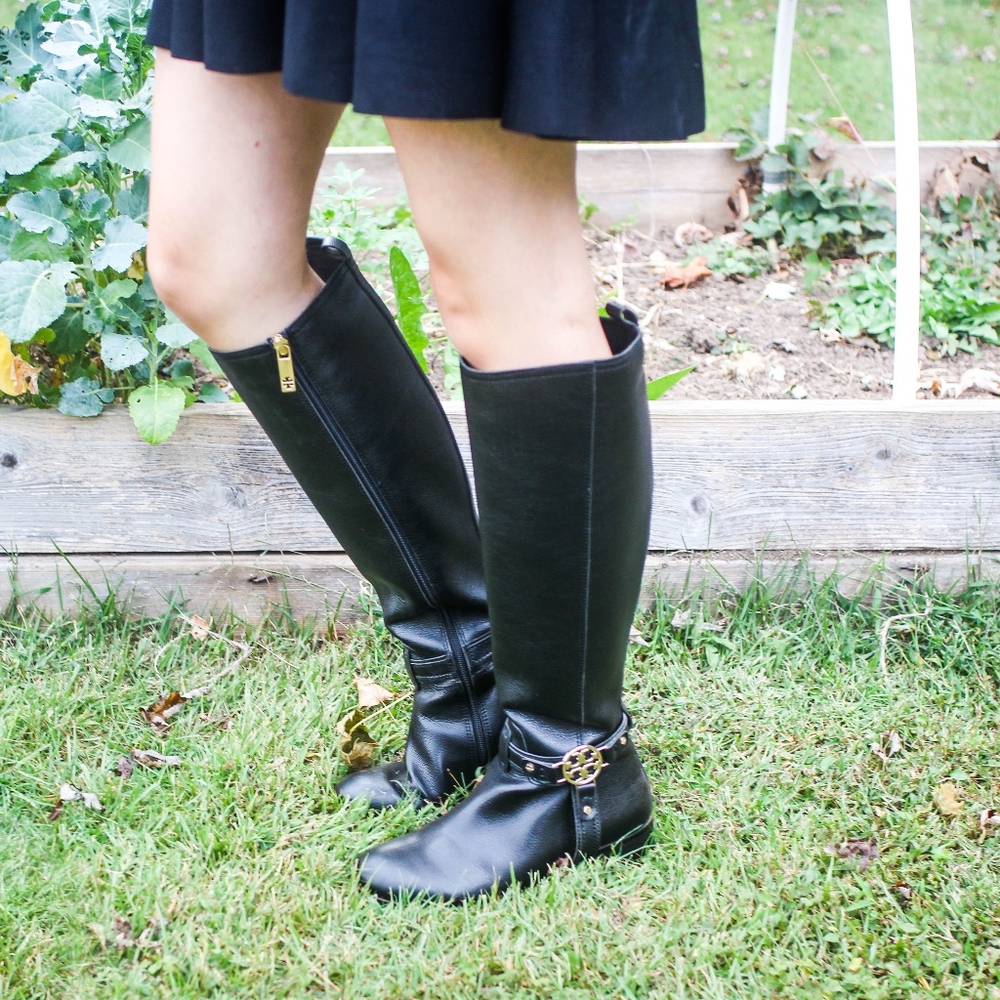 Tory Burch Tumbled Leather Elle Boots